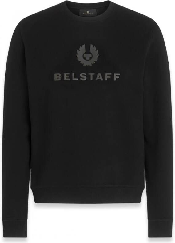 Belstaff Signature Ronde Hals Sweatshirt Zwart Heren
