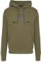 Belstaff Signature Sweatshirt Hoodie in True Olive-S Groen Heren - Thumbnail 1