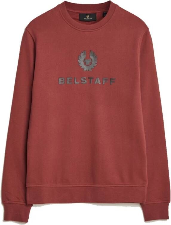 Belstaff Signature Sweatshirt in Lava Red-S Rood Heren