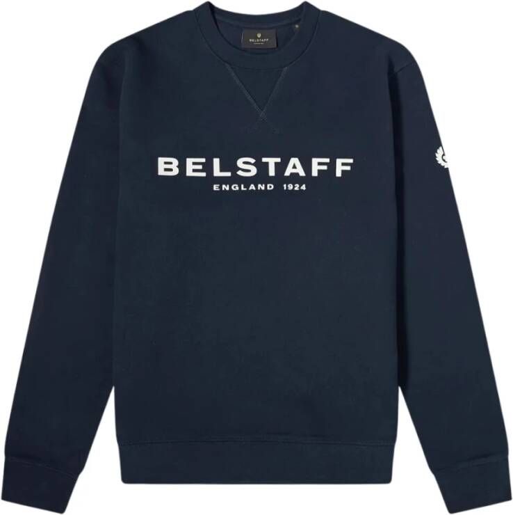 Belstaff Trainingsshirt Klassiek Ontwerp Blauw Heren