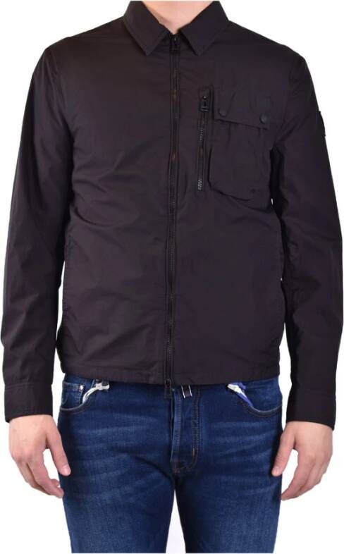 Belstaff Winter Stijlvolle Herenjassen Zwart Heren