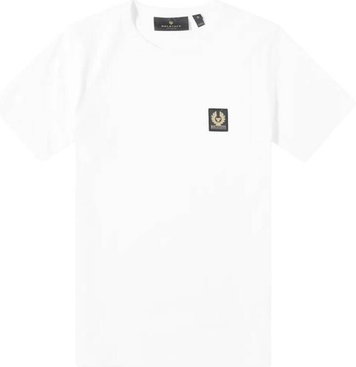 Belstaff Zwart T-shirt met Feniks Embleem Wit Heren