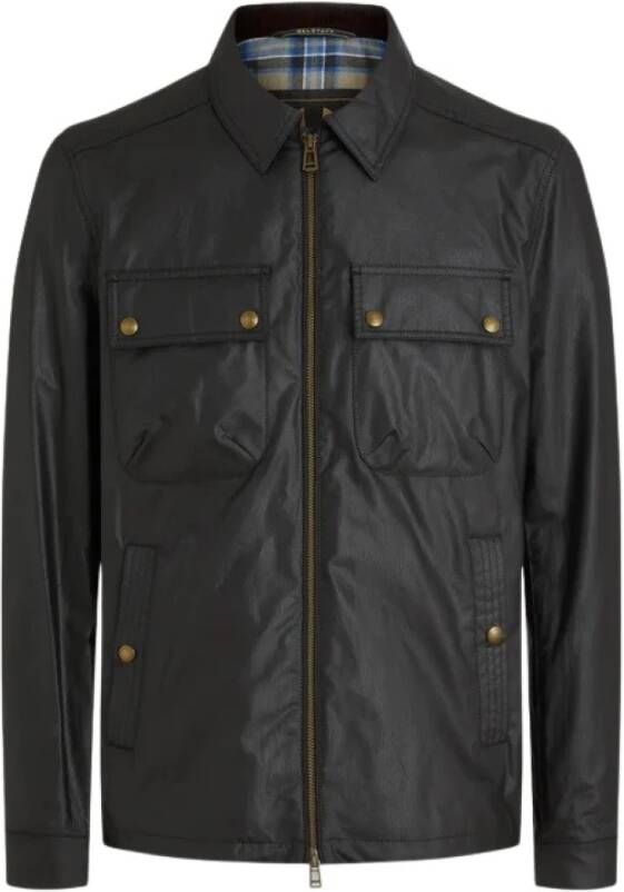 Belstaff Zwarte lichte jas voor heren Zwart Heren