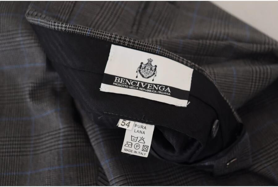 Bencivenga Suit Trousers Gray Heren - Foto 2