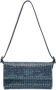 Benedetta Bruzziches Blauwe Crystal-Embellished Clutch Tas Blauw Dames - Thumbnail 1