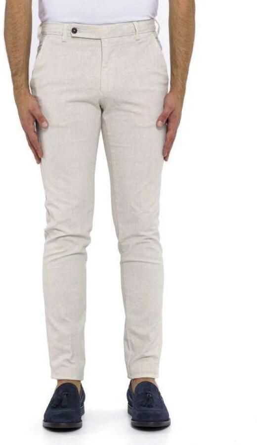 Berwich Stijlvolle Herenbroek White Heren - Foto 3