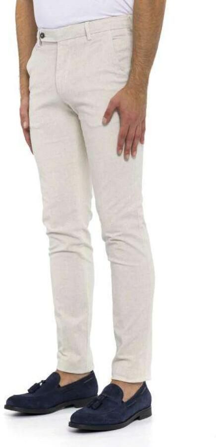 Berwich Stijlvolle Herenbroek White Heren