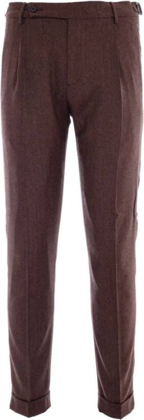 Berwich Bruine Chino Broek Brown Heren