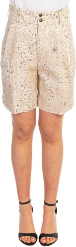 Berwich Casual Shorts Beige Dames
