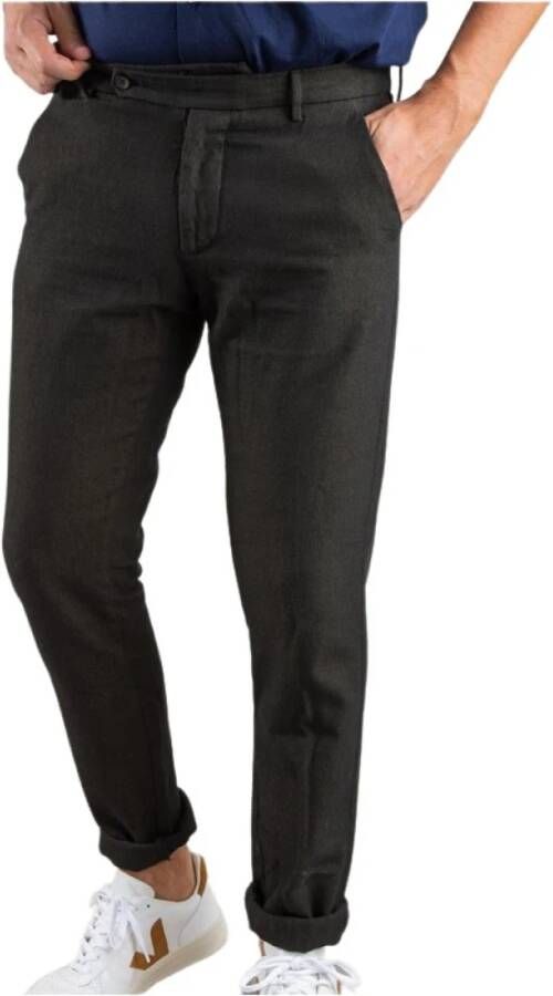 Berwich Chinos Zwart Heren