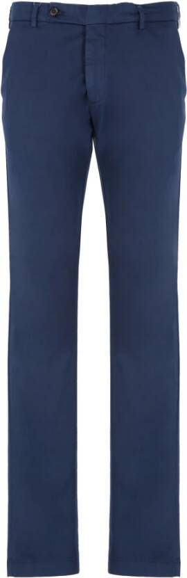 Berwich Slim-fit Trousers Blauw Heren