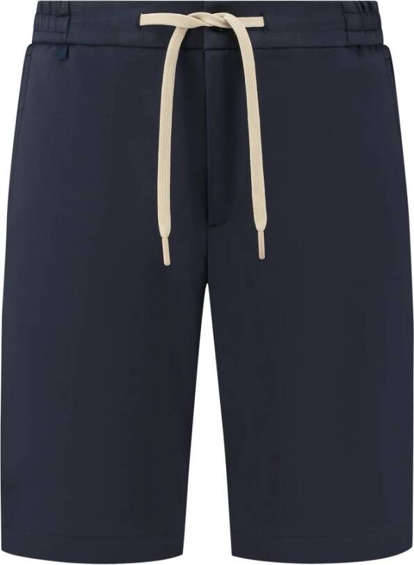 Berwich Spiaggia Short Blauw Heren