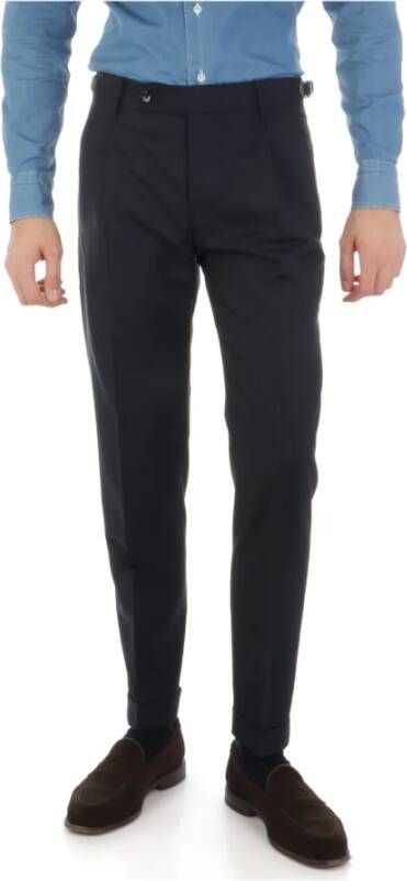 Berwich Trousers Blauw Heren