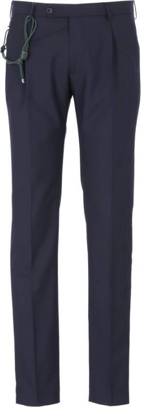 Berwich Trousers Blauw Heren