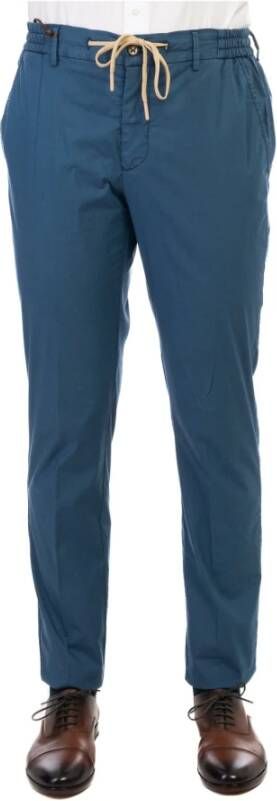 Berwich Trousers Blauw Heren