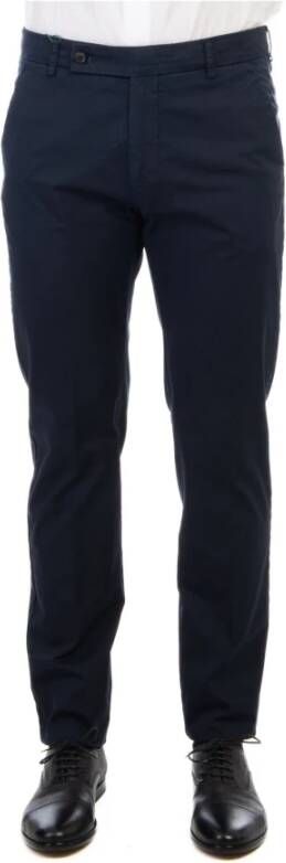 Berwich Trousers Blauw Heren