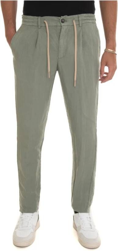 Berwich Trousers with lace tie Groen Heren