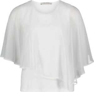 Betty Barclay 4661 0701 1014 top bloes voile Wit Dames