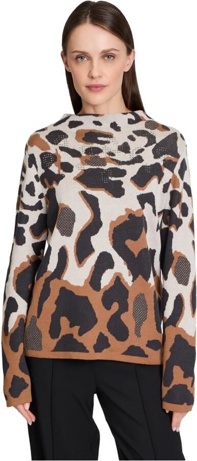 Betty Barclay Animal Print Jacquard Sweater Multicolor Dames - Foto 3