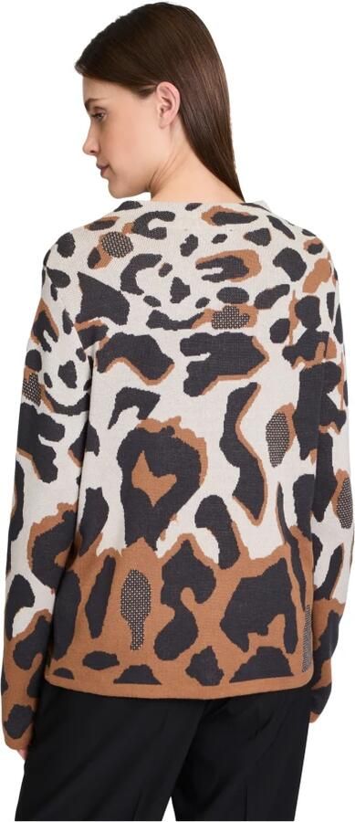Betty Barclay Animal Print Jacquard Sweater Multicolor Dames - Foto 2