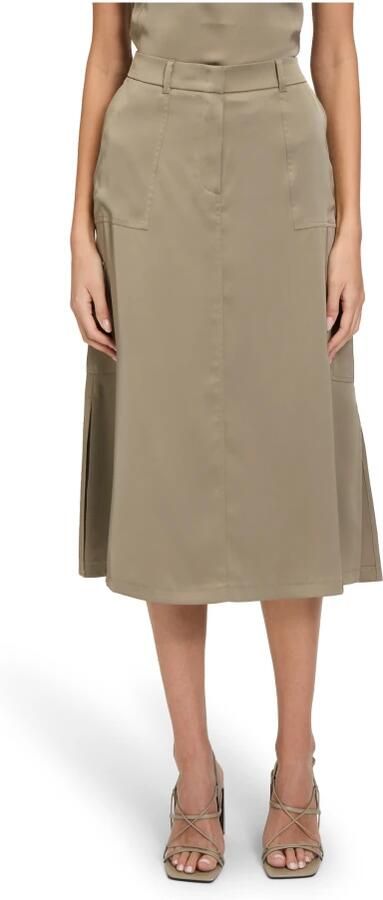 Betty Barclay Cargo Style Satijnen Rok met Zakken Green Dames - Foto 4