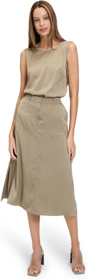 Betty Barclay Cargo Style Satijnen Rok met Zakken Green Dames - Foto 5