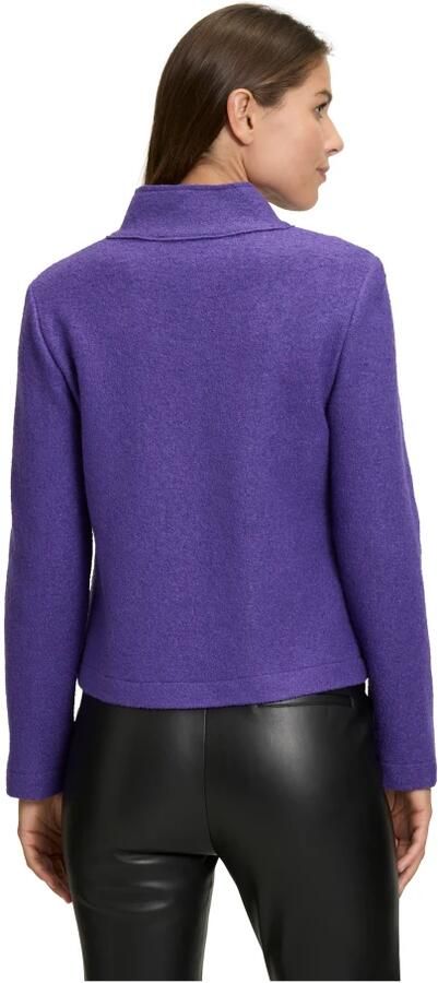 Betty Barclay Blazer van mix van viscose en wol met opstaande kraag - Foto 3