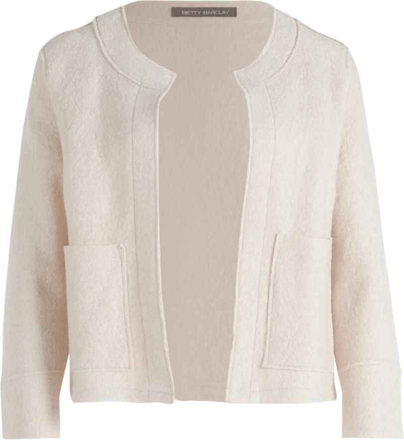 Betty Barclay Casual Blazerjas met Zakken Beige Dames
