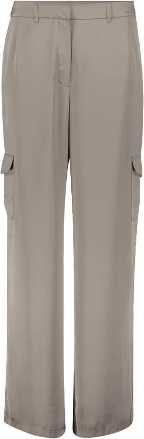 Betty Barclay Wide leg cargobroek met riemlussen - Foto 5