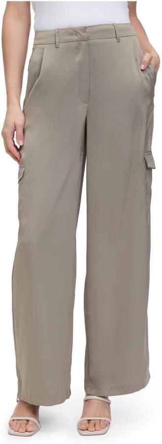 Betty Barclay Wide leg cargobroek met riemlussen - Foto 2