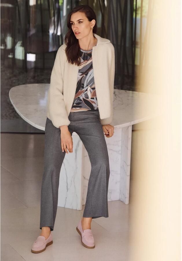 Betty Barclay Casual Gebreid Vest met Kraag Beige Dames - Foto 2