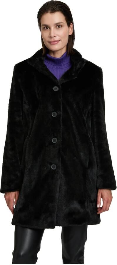 Betty Barclay Lange jas van viscosemix met opstaande kraag - Foto 3