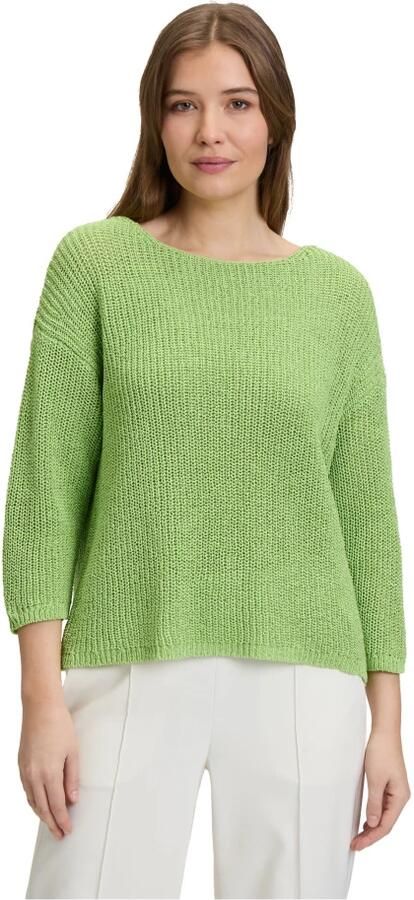 Betty Barclay Casual Ribgebreide Trui Green Dames - Foto 2