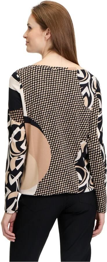 Betty Barclay Casual shirt met elastische tailleband Beige Dames - Foto 3