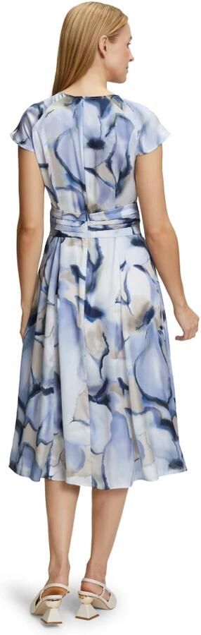 Betty Barclay Chiffon Zomerjurk met Ruches Multicolor Dames - Foto 2