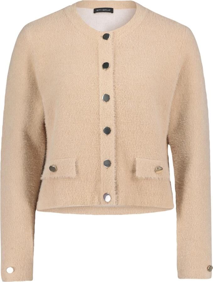 Betty Barclay Chunky Vest met knoopsluiting Beige Dames - Foto 5