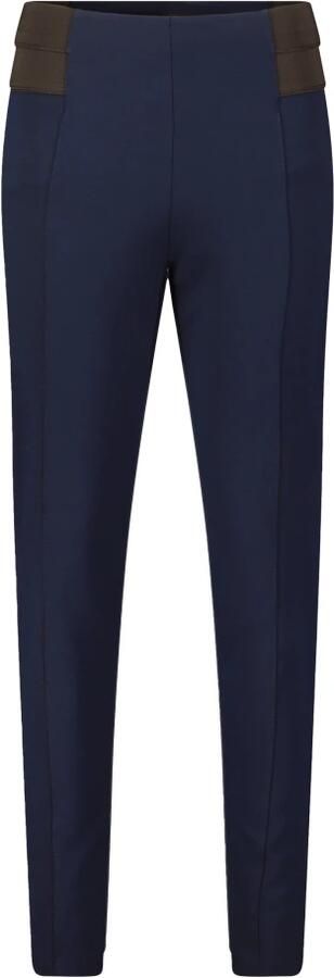 Betty Barclay Elastische taille Skinny Fit Basic Broek Blue Dames - Foto 4