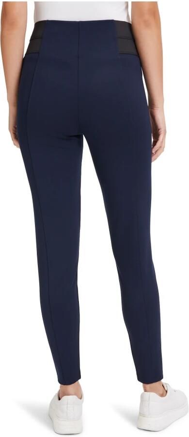 Betty Barclay Elastische taille Skinny Fit Basic Broek Blue Dames