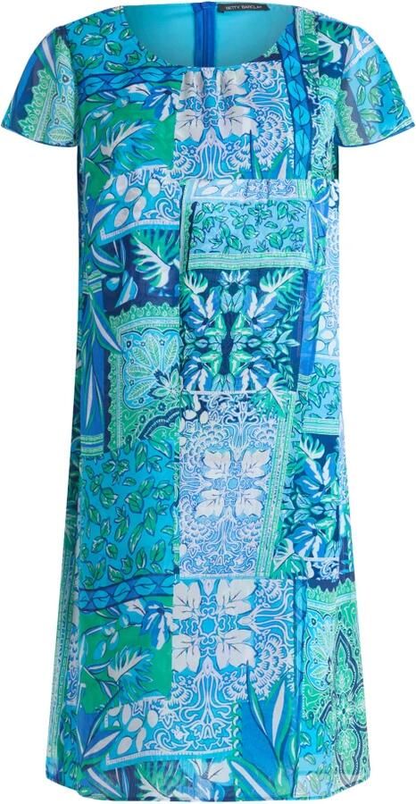 Betty Barclay Elegant Chiffonjurk met Rits Multicolor Dames - Foto 5