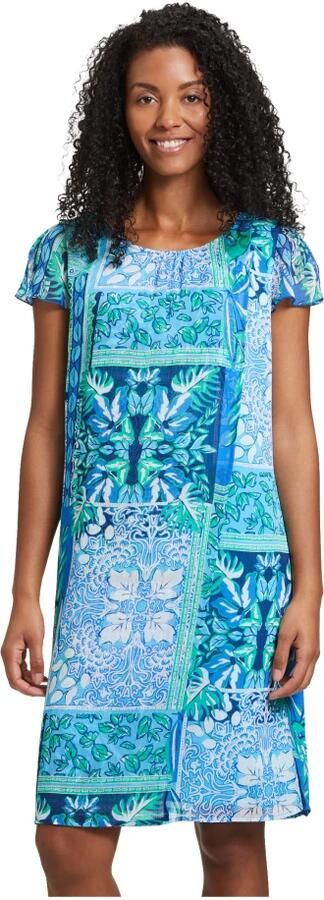 Betty Barclay Elegant Chiffonjurk met Rits Multicolor Dames - Foto 3