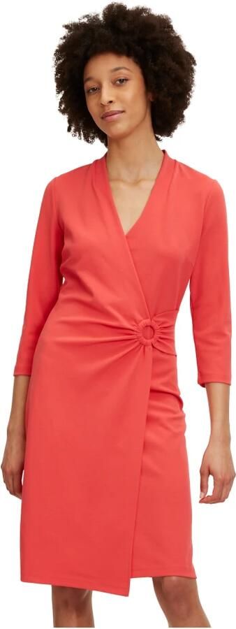 Betty Barclay Elegant Jerseyjurk met Ruches Red Dames - Foto 3