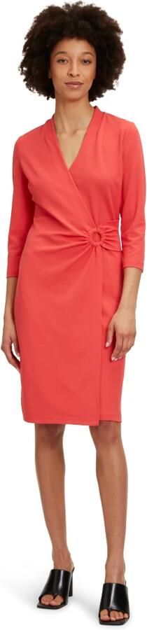 Betty Barclay Elegant Jerseyjurk met Ruches Red Dames - Foto 5
