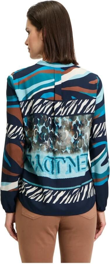 Betty Barclay Elegant Stand-Up Collar Blouse Multicolor Dames - Foto 3