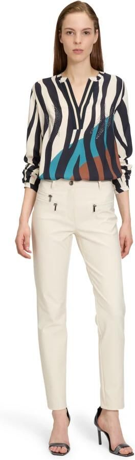 Betty Barclay Elegant Stand-Up Collar Blouse Multicolor Dames - Foto 4