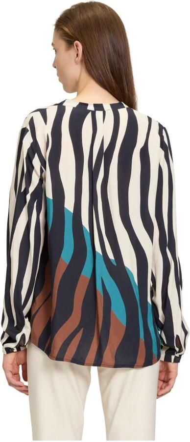 Betty Barclay Elegant Stand-Up Collar Blouse Multicolor Dames - Foto 3