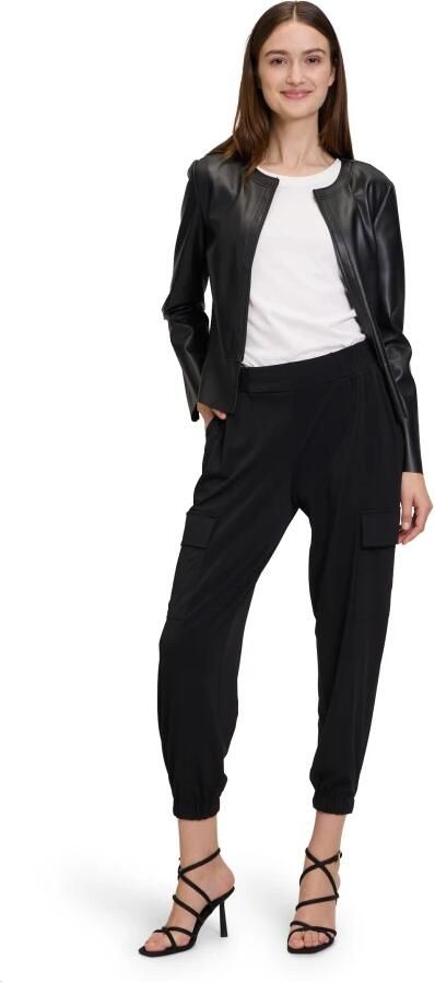 Betty Barclay Tapered fit cargobroek met elastische band