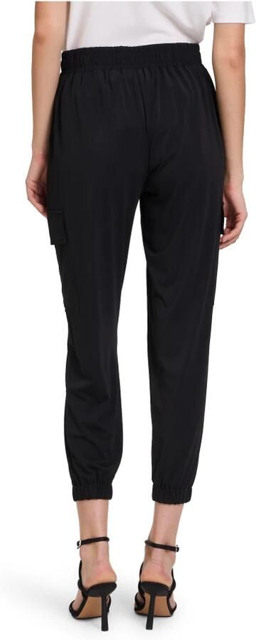 Betty Barclay Tapered fit cargobroek met elastische band - Foto 3