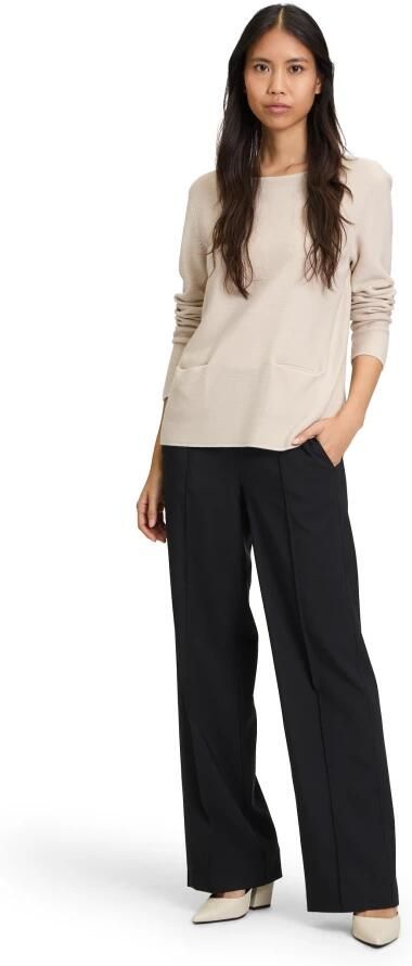 Betty Barclay Fijngebreide trui met zakken Beige Dames - Foto 3