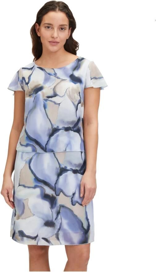 Betty Barclay Gelaagde Jurk Korte Mouw Multicolor Dames - Foto 3