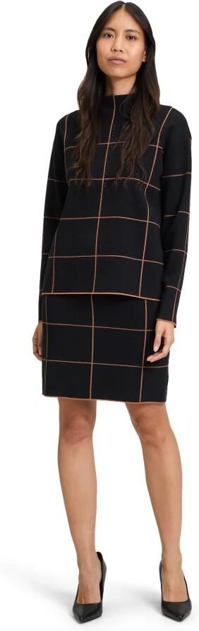 Betty Barclay Minirok van viscose met elastische band - Foto 3